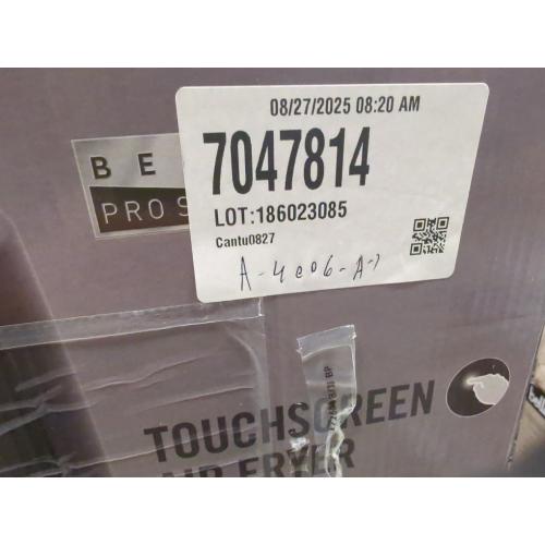 12.6-qt. Touchscreen Bella PRO Air Fryer Pizza Oven with Rotisserie in Stainless Steel