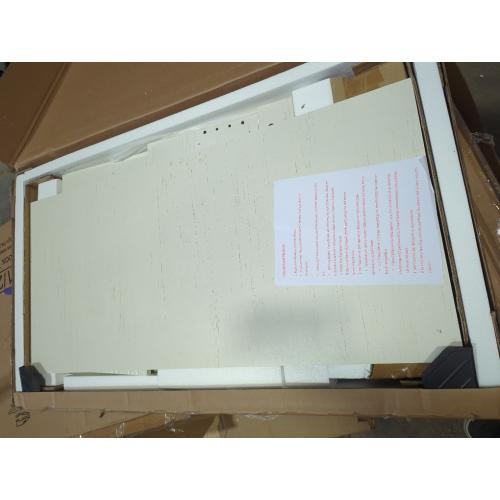 Wilkinson Farmhouse Murphy Full Bed Frame with Large Storage Drawer & Charging Station, White