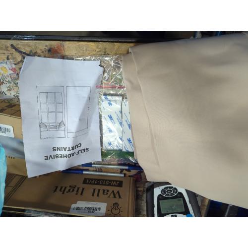 NICETOWN French Door Curtain - Privacy Thermal Insulated 100% Blackout Door Window Curtain for Patio Front Tricia Sidelight Panel, W26 x L72 inch Long, 1 Panel, Greyish White