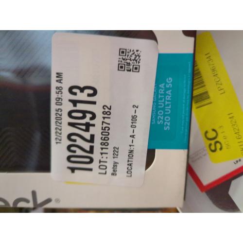 Speck Products Presidio2 Grip Samsung Galaxy S21 Ultra 5G Case, Black/Black/White