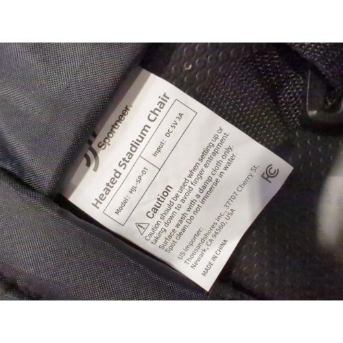 Sportneer Stadium Seats with Back Support: 2.5'' Thick Comfy Cushion 6 Adjustable Angle Bleacher Seat with Armrest - 2 Large Pockets, 2 Cup Holders Stadium Chair for Sport Events Concerts Parks