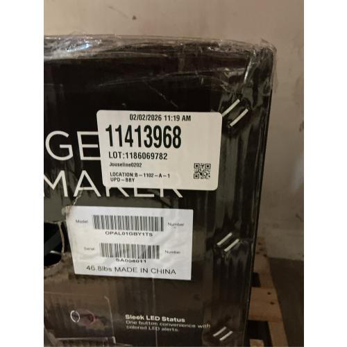 GE Profile - Opal Nugget Ice Maker with Rapid Ice Production - Black Stainless Steel