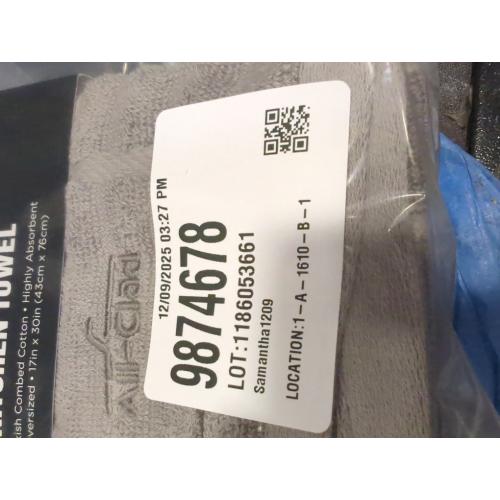 All-Clad Solid Kitchen Towels: Highly Absorbent, Super Soft Long Lasting - 100% Cotton, 17x30 Tea Towels for Cleaning & Drying Dishes, Pans, Glassware, or Countertops, (3-Pack), Titanium Gray