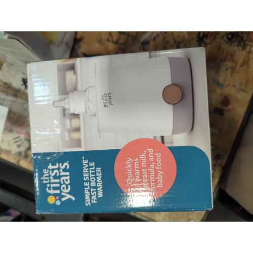 The First Years Baby Bottle Warmer and Sterilizer - Pacifier and Bottle Nipple Sanitizer - Feeding Baby Essentials for Formula or Breast Milk - Holds Multiple Sizes
