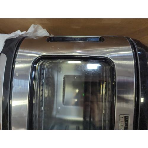 12.6-qt. Touchscreen Bella PRO Air Fryer Pizza Oven with Rotisserie in Stainless Steel