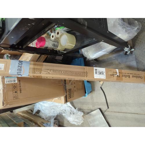 KANAGAWA 4'(W) x6'(H) Mocha Outdoor Roller Shade - Cordless Exterior Roll Up Sun Shade for Patio, Pergola, Front Porch, Gazebo - Outdoor Blinds Screens for Patio