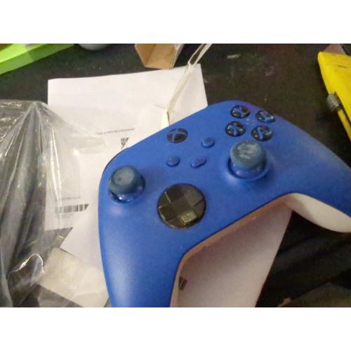 Xbox Wireless Gaming Controller (2025) – Shock Blue – Play on Xbox, Windows, Android, iOS, FireTV Sticks, Smart TVs, VR Headsets
