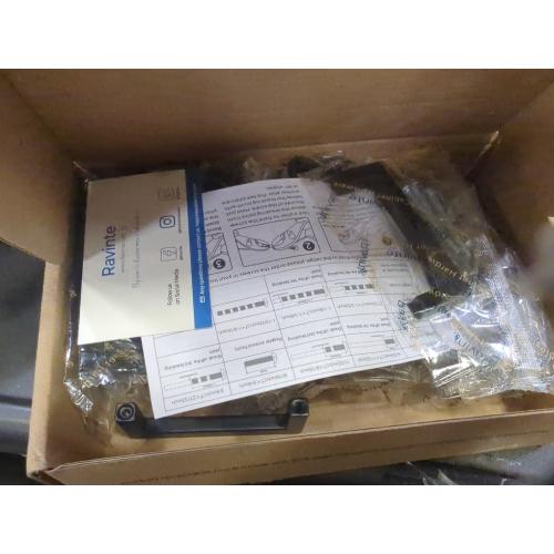 Ravinte 30 Pack Size 3 inch  Solid 3 Inch Center to Center Slim Square Bar Drawer Handles Kitchen Cabinet Handles Black Drawer Pulls Kitchen Cabinet Hardware Matte Black Dresser Pulls for Cupboard