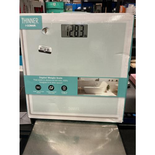 Thinner Glass Weight Scale Silver