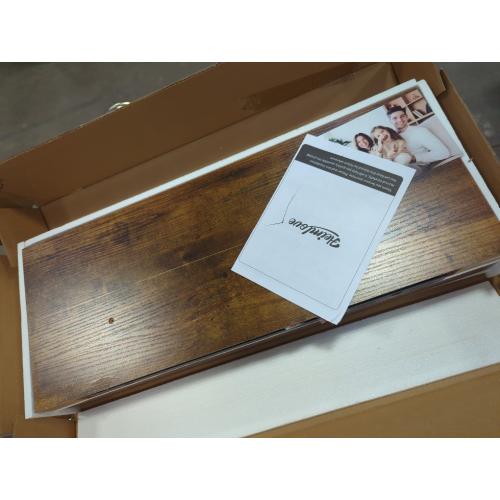 BROWN Heimlove 24 inch Floating Shelves for Wall,9.3 inch deep Brown Bathroom Over Toilet Shelf,Wall Mounted Rustic Wood Shelves for,Bedroom,Living Room,Kitchen,Office Decor Set of 2-Brown