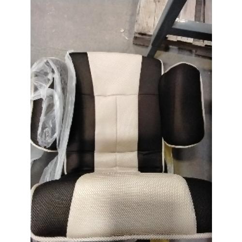 Swivel Floor Chairs for Adults,Floor Gaming Chair with Extra Wide Arms,Back Support 14 Angles Adjustable Comfortable Double Mesh Fabric Lazy Sofa for Video Game Chairs 201(Coffee)