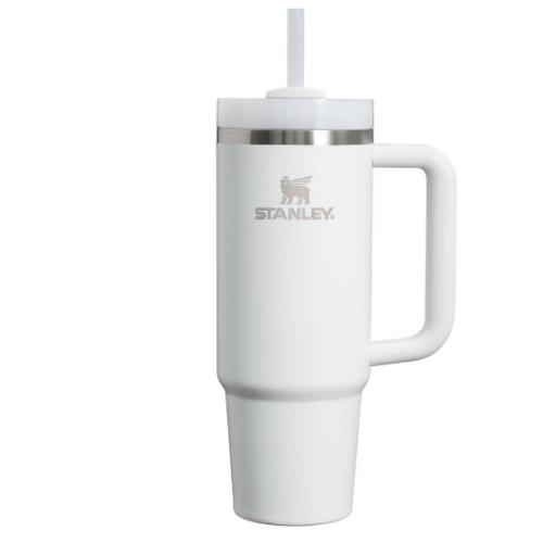 Stanley 30 oz Stainless Steel H2.0 Flowstate Quencher Tumbler Frost: Dishwasher-Safe Drinkware for Hot & Cold Beverages