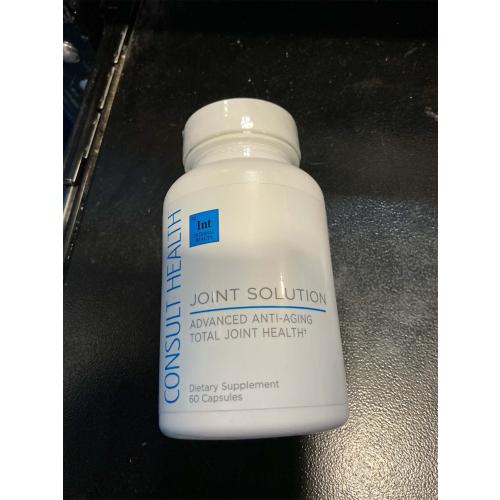 Consult Health Joint Solution Advanced Total Joint Health Dietary Supplement for Relief, Curcumin C3 Complex Turmeric for Maximum Flexibility, UC Type II Collagen, Hyaluronic Acid, 60 Capsules