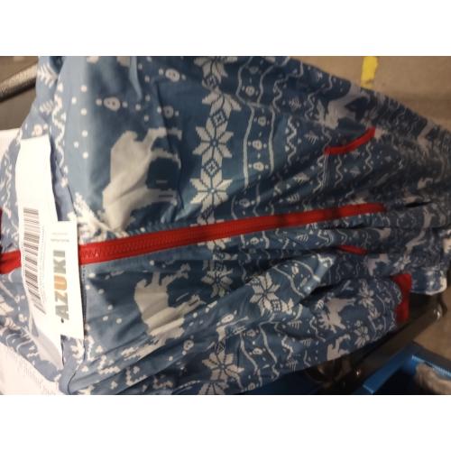 ECDAHICC Women‘s Cozy Christmas Adult Onesies Hooded Pajamas Sleepwear Unisex Holiday One Piece Jumpsuit