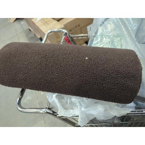 Sintuff Recliner Leg Rest Cushion Sofa Footrest Pillow with Cover Half Moon Bolster Pillow Under Knee Pillow for Sleeping On Back Alleviating Pain, 19.7 x 8 x 3.5 Inch (Coffee)
