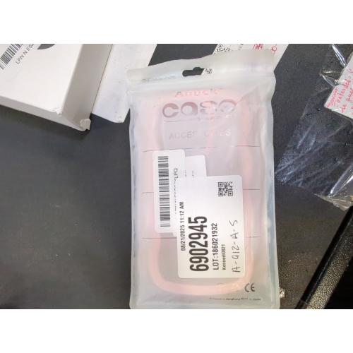 Pink Anuck for iPhone 15 Pro Case Wavy Edge Clear Back Design, Anti-Slip Grip Cute Wave Curly Frame Shape Shockproof Soft TPU & Hard Bumper Protective Phone Case Cover for Women Girls, Pink