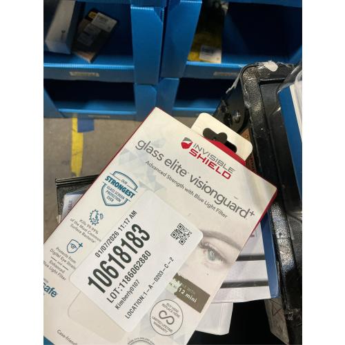 ZAGG - InvisibleShield® Glass Elite VisionGuard  Blue Light Filtering Screen Protector for Apple iPhone 12 Mini