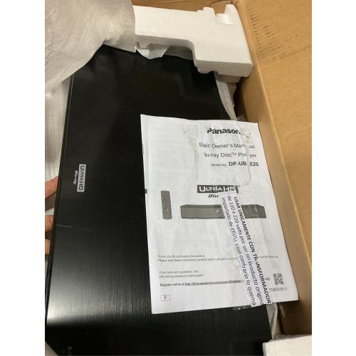 Panasonic 4K Ultra HD with HDR10  and Dolby Vision Playback - Hi-Res Sound - 4K VOD Streaming - Voice Assist Blu-ray Player, 7.1 Analog out on RCA