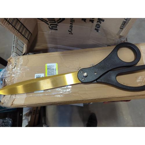 New Edition Black Big Scissors for Ribbon Cutting Ceremony Grand Opening Scissors for Cutting Ribbon 25 Inch