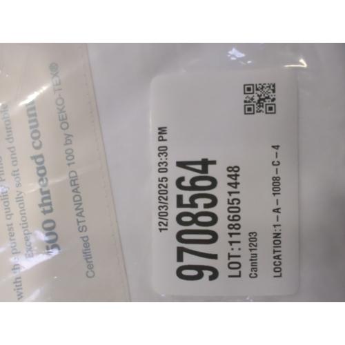 Nestwell Pima Cotton Sateen 500-Thread-Count King Pillowcase Set in Bright White