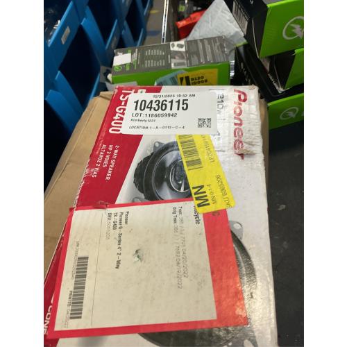 Pioneer - 4 2-way Coaxial Speakers (Pair) - Black