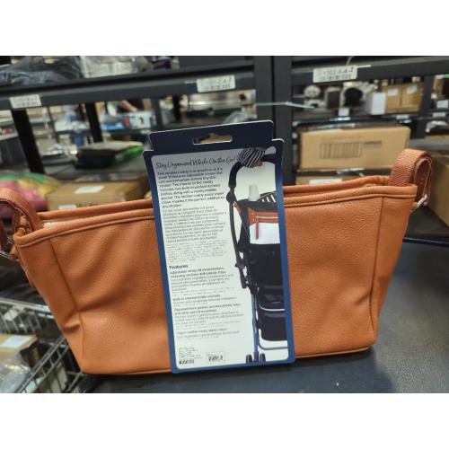 Brown Itzy Ritzy Cognac Stroller Caddy