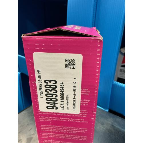 Tobcharm Roll On Wax Kit With Portable Warmer, Roller With 100g Soft Cartridge, 50 Strips. Professional Machine For Hair Removal. At Home Waxing Women And Man Both.