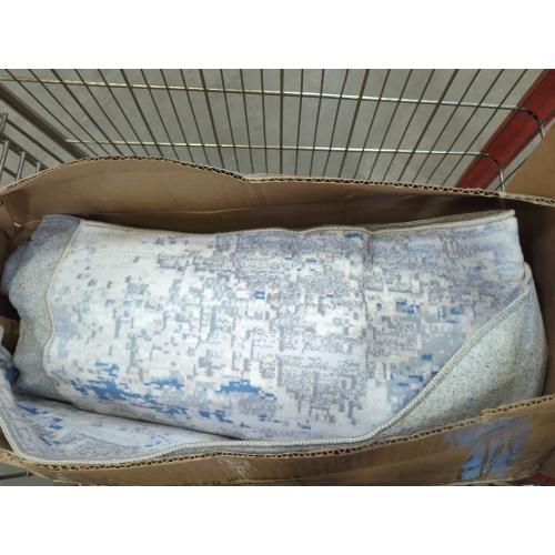 8x10 Beige, Blue, White Washable Rugs Area Rugs for Living Room- Modern Abstract Rugs for Bedroom,Dining Room, Large Soft Low Pile Carpet with Non Slip Rubber Backing,Neutral Accent Rug for Nursery Home Office