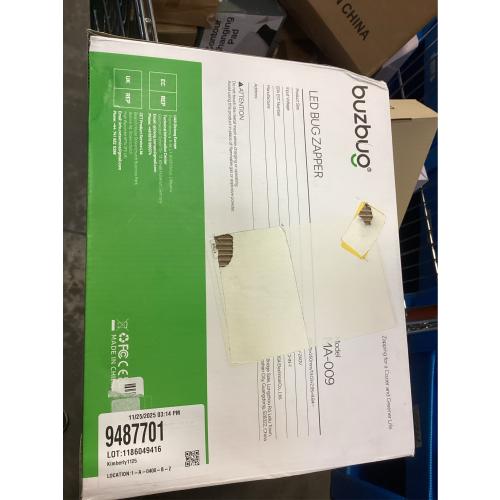 Buzbug LED Bug Zapper Indoor, 10 Years Lifespan 3 Lamps Enhance Insect Attraction, 3800V High-Voltage, Electric Mosquito Zapper, Fruit Fly Mosquito Moth Gnat Trap, Killer, Zapper -MA009