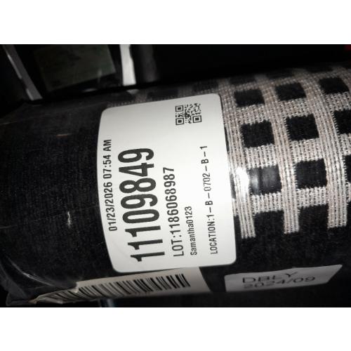 LUMI Inside Door Mat for Entry 17''x30'', Absorbent, Dirt Trapper, Low Profile Thin, Non Slip Mats with Rubber Backing, Ideal for Indoor, High Traffic, Garage, Entrance, Checkered Black