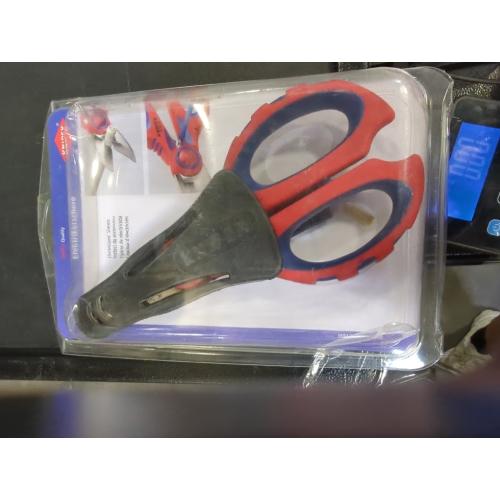 Knipex 95 05 10 SB Electricians' Shears with Multi-Component Grips, fibreglass-Reinforced 160 mm (Blister Packed)