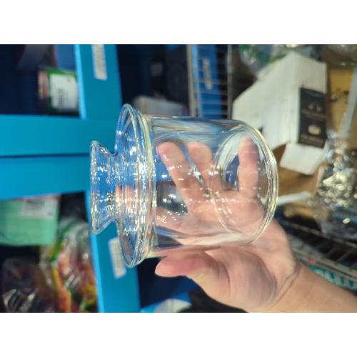 Butter Crock, Elegant Crystal Glass French Butter Dish for Fresh Spreadable Butter, Butter Keeper, Glass Butter Keeper to Leave On Counter, Transparent