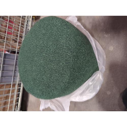 Asuprui Supportive Boucle Pouf Ottoman and Foot Rest Elevate Your Living Room Decor with Lightweight Pouf Filler Modern Foam Stuffed Poof Perfect to Rest Your Feet Moss Green