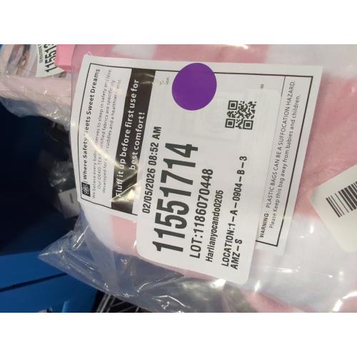 Yurhap Checkered Baby Blanket for Girls Pink Fleece Baby Blankets for Girls Boys, Warmer Comfort Lightweight Bed Blanket for Toddlers Infants or Newborn, Small, Pink