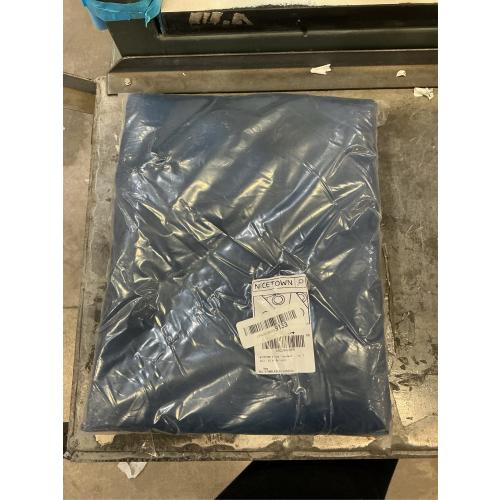 NICETOWN Window Treatment Energy Saving Thermal Insulated Solid Grommet Blackout Curtains/Drapes for Living Room (Navy, 1 Pair, 42 by 84-Inch)