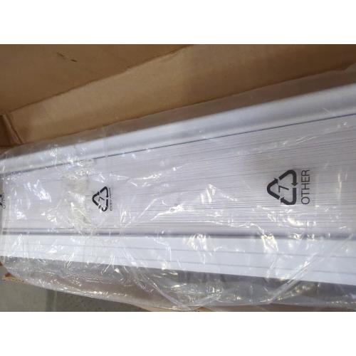 LOTUS & WINDOWARE Cordless 1 Aluminum Mini Blind 46 Wide x 60 Long, White, Room Darkening Metal Indoor Window Blinds for Home and Office