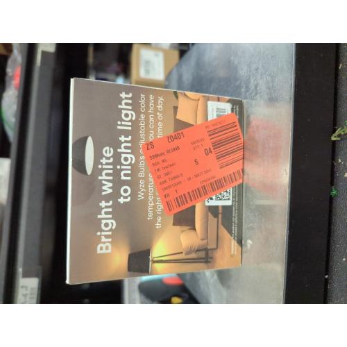 Wyze 60-Watt Equivalent A19 Tunable White Dimmable Wi-Fi LED Smart Light Bulb (2-Pack)