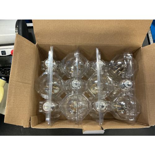 LED Edison Light Bulbs, 12Pcs Vintage 6 Watt, Equivalent 60W Incandescent Light Bulbs, E26 Medium Base Dimmable Decorative Antique Filament Light Bulbs with 90  CRI, Cool White 4000K