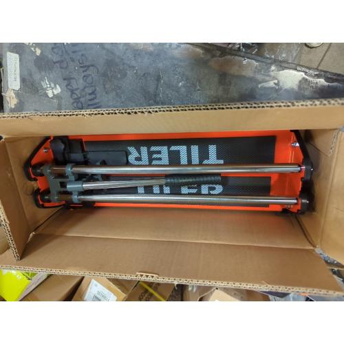 Manual Tile Cutter, 14 Inch Professional Ceramic Tile Cutter with Durable & Sharp Tungsten Carbide Cutting Wheel, Tile Cutter Tools for Cutting Porcelain Floor with Anti-slip Handle & Feet