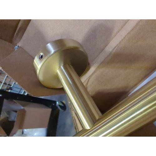 JQK Bath Towel Bar, 27 Inch Brushed Light Gold Towel Rack Bathroom, 304 Stainless Steel Thicken 0.8mm Towel Holder Wall Mount, Useable Length 24 Inch, TB110L24-BG