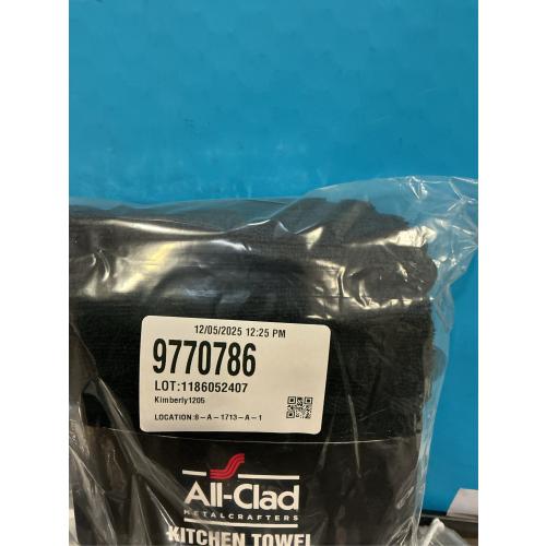 All-Clad Solid Cotton Kitchen Towel, 1-Pack, Fennel