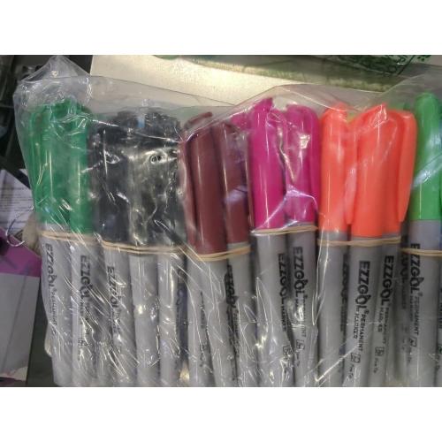 Permanent Markers Bulk, Permanent Marker Bulk Pack of 72, 12 Assorted Colors, Fine Point Permanent Markers For Kids and Adult Coloring as Office, School Supplies