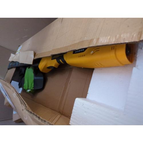 10“ Electric Weed Wacker, 3 in1 Cordless Weed Wacker, Cordless String Trimmer with Fast Charger,Electric Weed Trimmer for Lawn & Garden & Yard (2 Batteries Include)