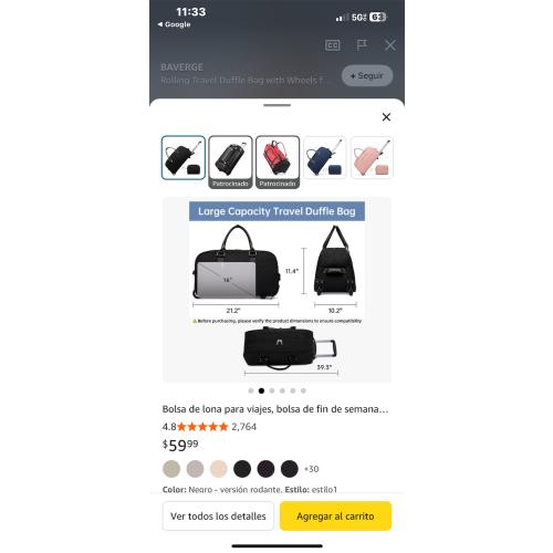 Duffle Bag for Travel, Weekender Bag with Shoe Compartment, Carry On Overnight Bag for Women with Toiletry Bag, Gym Bag with Wet Pocket, Hospital Bags for Labor and Delivery Beige