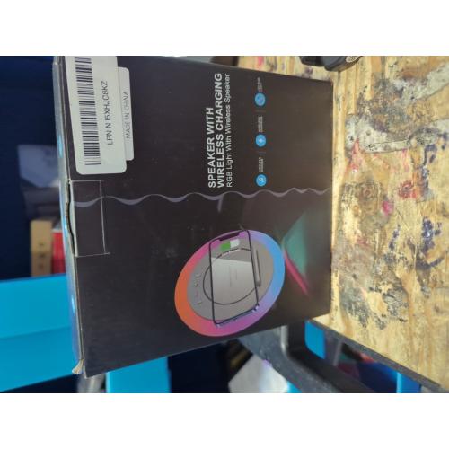 Bluetooth Speaker Night Lightsr,Wireless Charging Modern Speaker,Best Teenage Birthday Gift Ideas Tween Girls Gifts/Please use The Original Adapter