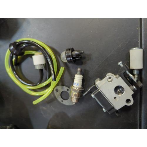Carburetor kit Compatible with Black Max Ryobi BM25TEC Trimmer BM254BV SC254BV Blower