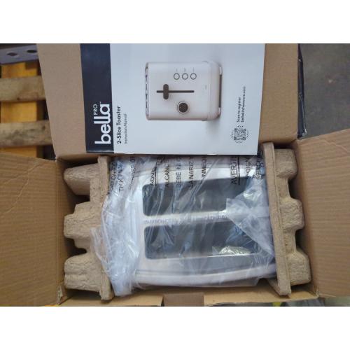 Oat milk Bella PRO - 2-Slice Toaster with Extra Wide Slots - Oatmilk