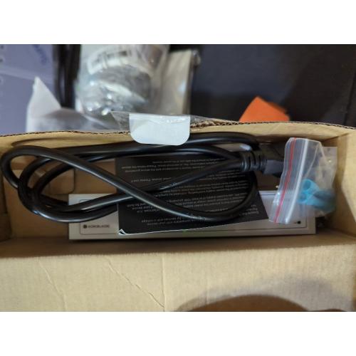 LightingWill LED Driver 30 Watts Waterproof IP67 Power Supply Transformer, 90-265V AC to 12V DC Low Voltage Output, Adapter with 3-Prong Plug 3.3 Feet Cable for Outdoor Use, Computer Project