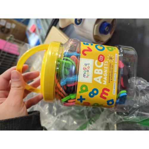 Magic Scholars ABC Magnetic Letters for Toddlers (3  Years) 130 Pcs Alphabet Magnets and Magnetic Numbers Gift Set, Large Letter Magnets for Fridge, ABC Magnets Educational Toy