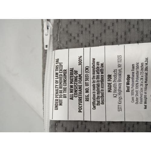 Kolbs Bed Wedge Pillow Chic Jacquard Cover for Sleeping and Acid Reflux, Heartburn (see the picture for the color)